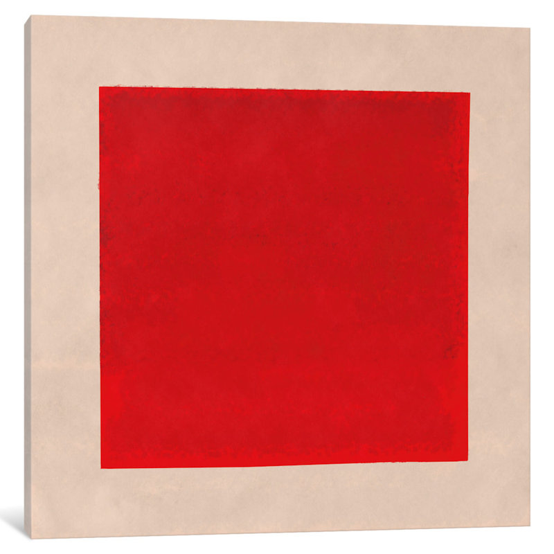 Albree Modern Square, impression sur toile, H 12 po x l 12 po x P 1,5 po, Pas de tapis, Toile tendue
