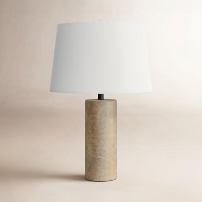 Astere Travertine Table Lamp