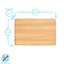 Argon Tableware Wooden Butchers Block Chopping Board-100821172
