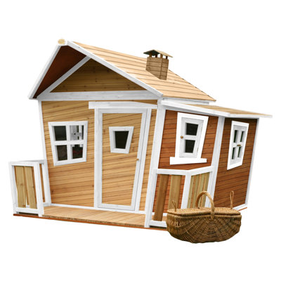 Lisa AXI 220cm W x 193cm D Outdoor Hemlock Wood Playhouse