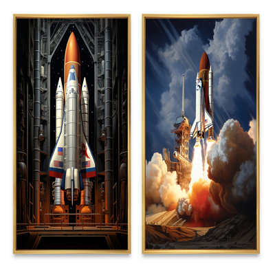 " Rocketship Revelation " 2 - Pieces
