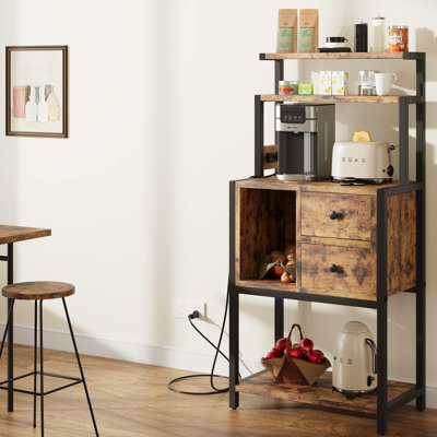 Étagère de boulanger standard 23,6 po Zosma compatible avec les micro-ondes
