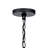 Crosby 5-Light Black Chandelier with Clear Glass Shades