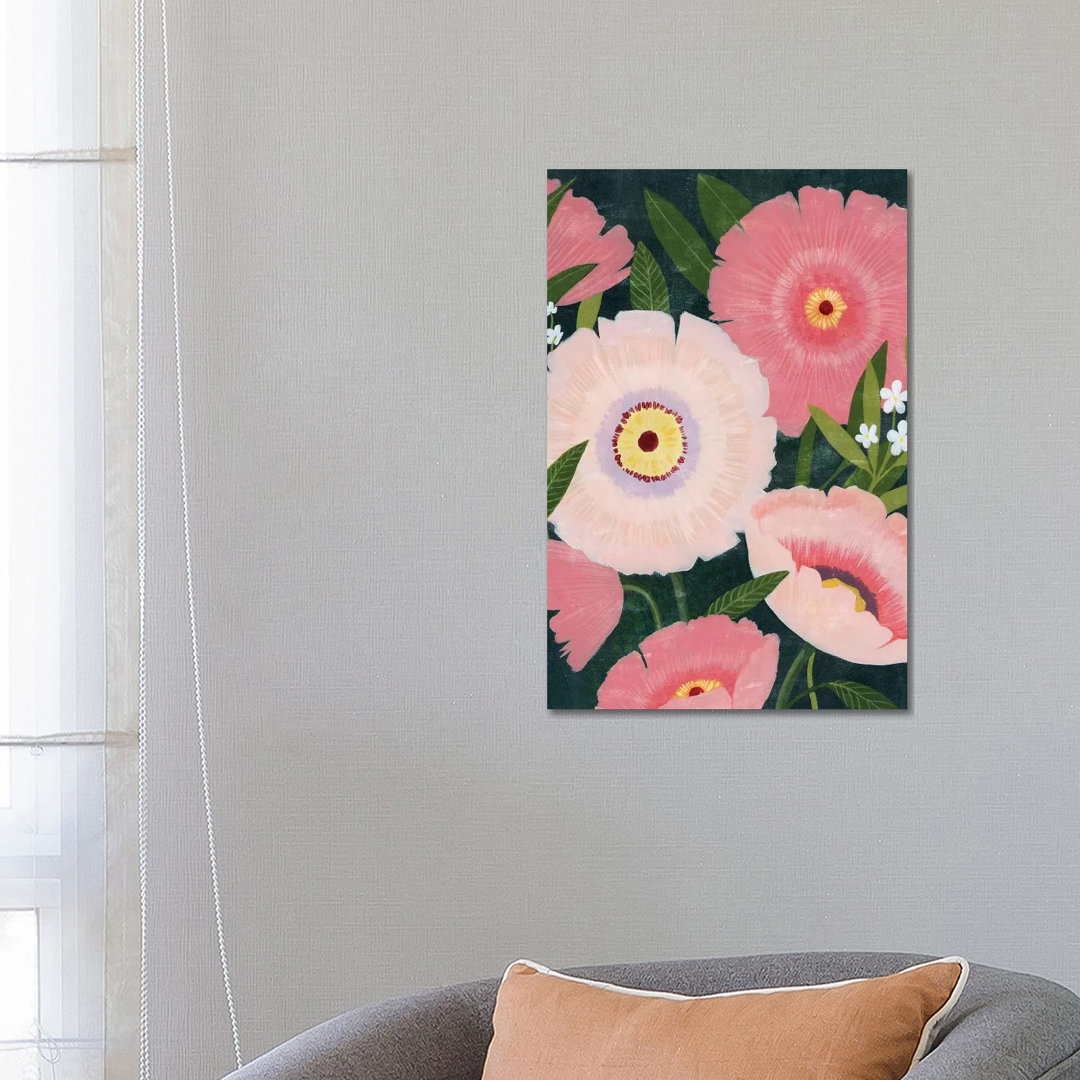 Nighttime Blooms II by Grace Popp - Wrapped Canvas Gallery-Wrapped Canvas GiclÃ©e