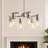 20Inch 6 - Light Geometric Chandelier