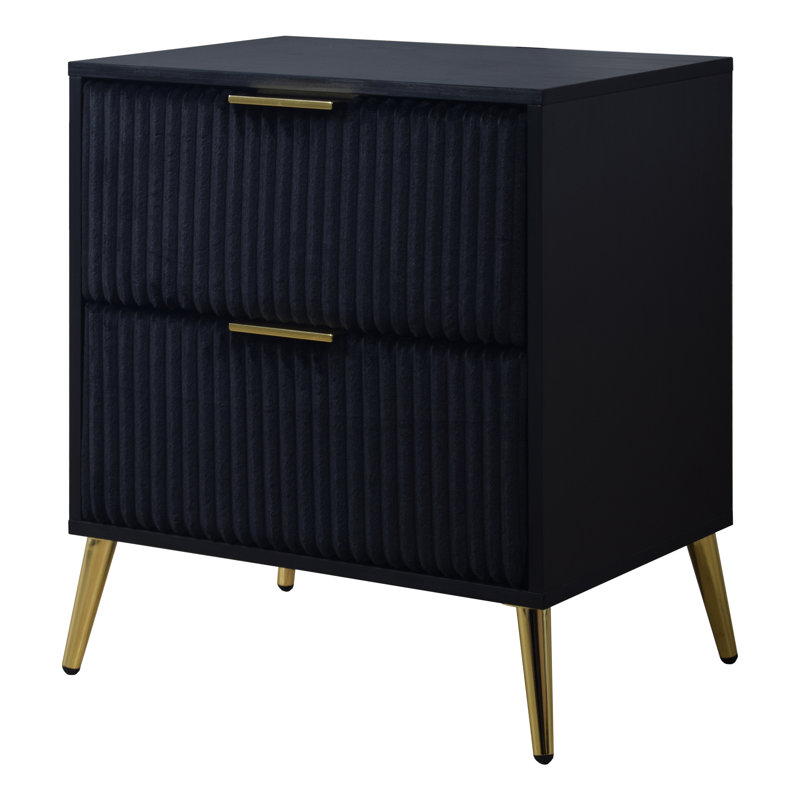 Table de chevet Ochlocknee, Noir