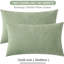  Housse de coussin réversible en chenille