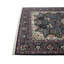 Tapis oriental noir classique à motif floral Kirman-2106159329