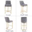Besik Counter Stool with Metal Frame-446052261