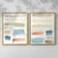 Watercolor Swatches I-Premium, reproduction encadrée - prête à être accrochée - aucun clou requis - aucun clou requis-1531338237-1531338236