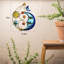 Décoration murale d'extérieur en métal soleil