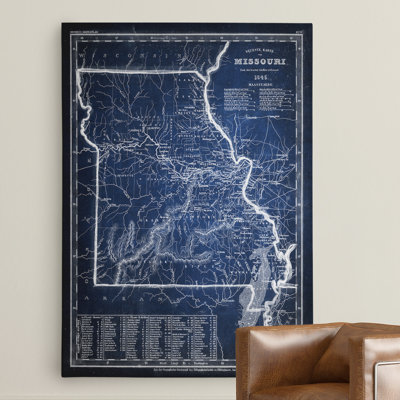 " Antique Map Missouri "