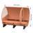 6 Person Outdoor Patchwork Red Cedar Traditional Steam Barrel Sauna With Half-Viewing Window