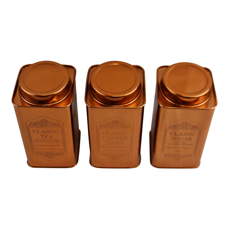 Metal Jar - Set of 3