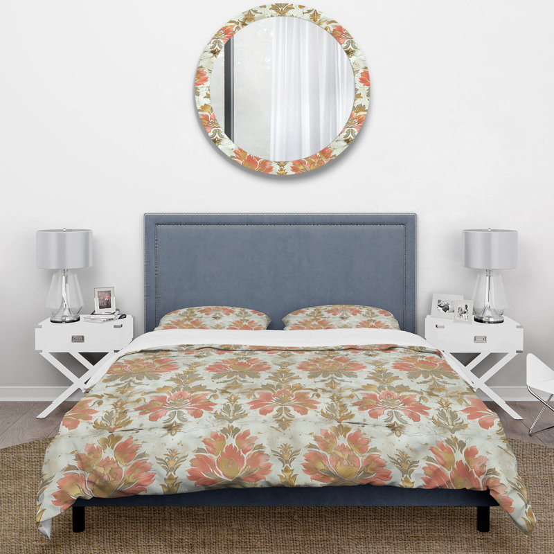 Ensemble de housse de couette Country, Housse de couette très grand + 2 taies décorativ