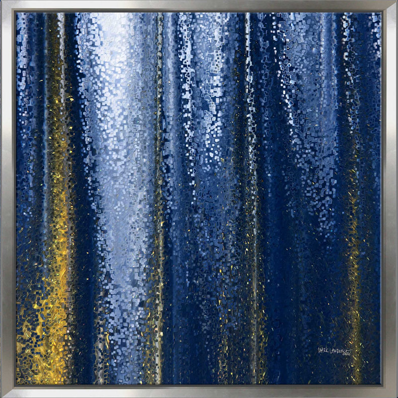 «Matthew 19:26 People Of Possibilité» par Mark Lawrence - reproduction d'art, Cadre flottant argent