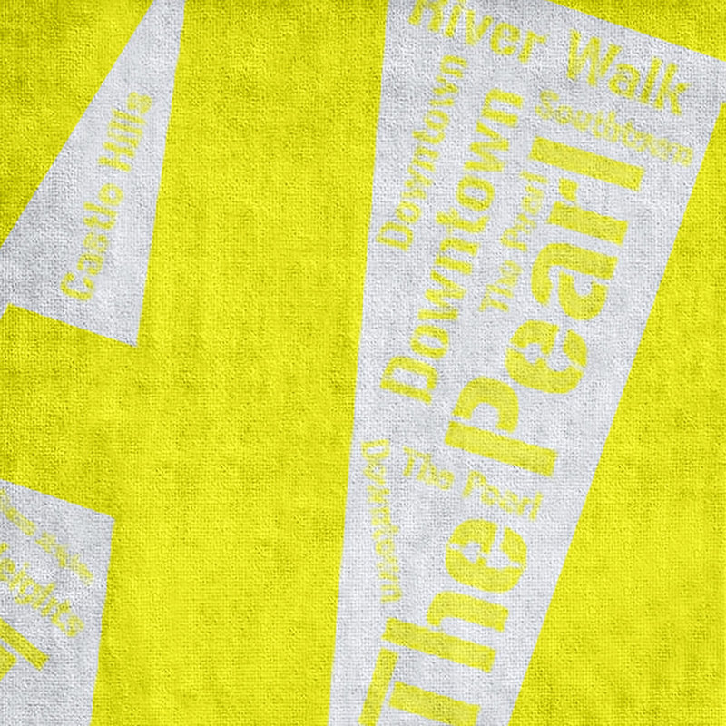 Bath Towel, San Antonio, Yellow, Microfiber