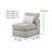 Nolte Pebble 4-piece Modular Sofa With Ottomans