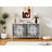 4-door Sideboard With Adjustable Shelves And Exquisite Creative Carving-895248670