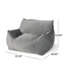 Fauteuil à billes en velours avec accoudoirs