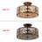 Classical 4 - Light Crystal Drum Semi Flush Mount