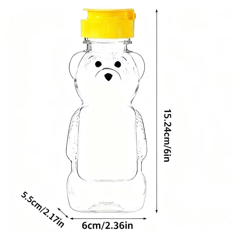 Bouteille d'eau 240 ml en forme de ours pots de jus et bouteille de lait bouteille FlipTop Honeys pot réutilisable