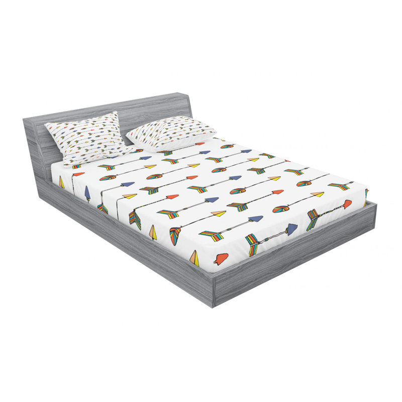 Microfiber Sheet Set, Queen Sheet Set with Fitted Sheet