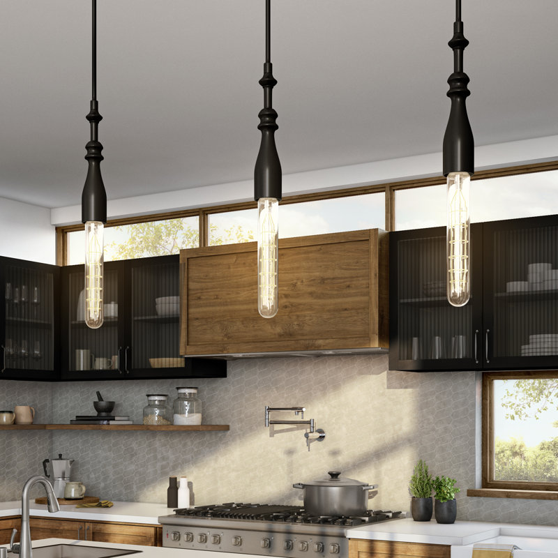 Fennelly 1 - Light Matte Black Single Pendant