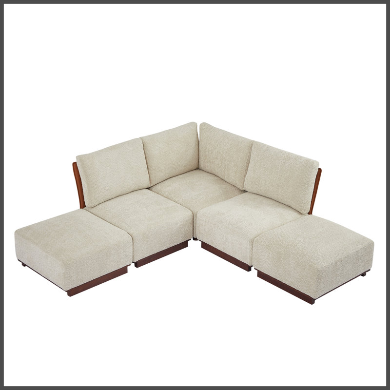 Canapé modulaire 5 pièces 88,5 po 88 V