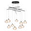 Ume 10-Light Mobile Pendant - Modern Brass - Long Overall Height-1557206182-1557206232