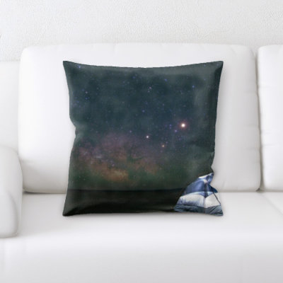 Microsuede Throw Pillow