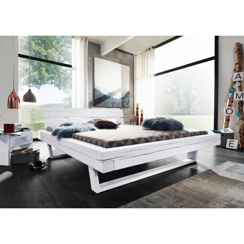 Vancouver Solid Wood Bed, 162cm W x 222cm L