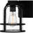 Abrum 1-Light Earth Black Outdoor Wall Lantern-600927750