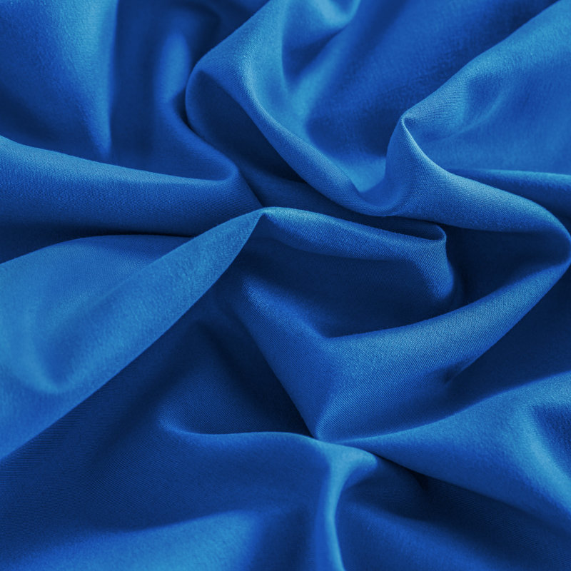 Fitted Bed Sheet Only, 1800 Brushed Microfiber Deep Pocket Fitted Sheet - NTBAY, Full Fitted Sheet, Royal Blue