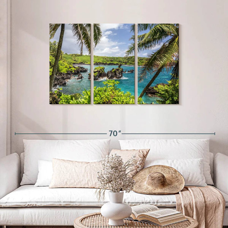 Plage Gillard Maui Island, H 28 po x l 45 po