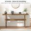 Console en bois massif 63 "