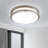 14 Inch LED Flush Mount Ceiling Light, 24W Dimmable LED Ceiling Light Fixture, 3000K Warm White & Brush Nickel-55048203-55048204