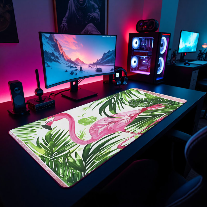 Polyester Desk Pad, 14.4x12.1