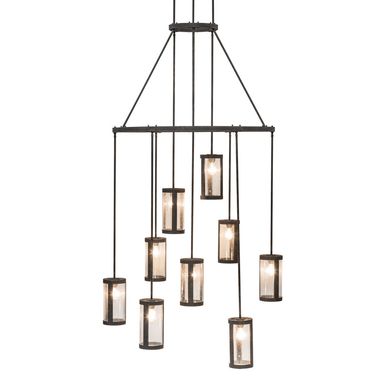 48" Wide Cartier 9 Light Chandelier
