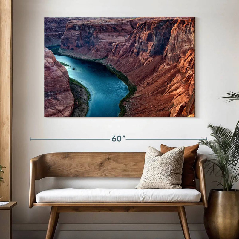 Rivière Alvord dans le Grand Canyon, H 34 po x l 51 po