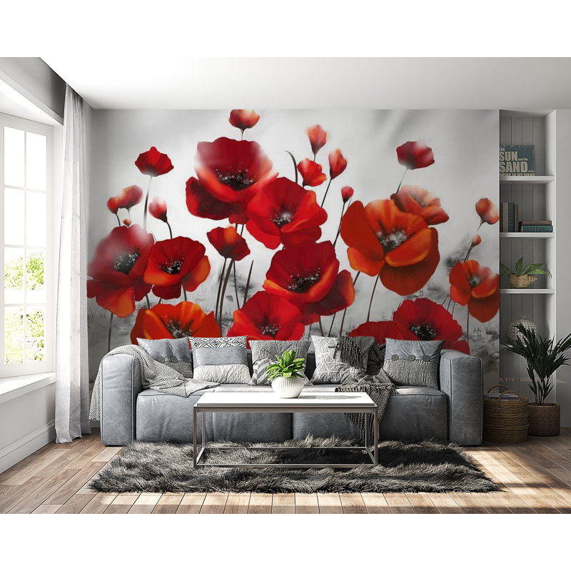 Papier peint adhésif Drossart, L 115 po x L 82 po