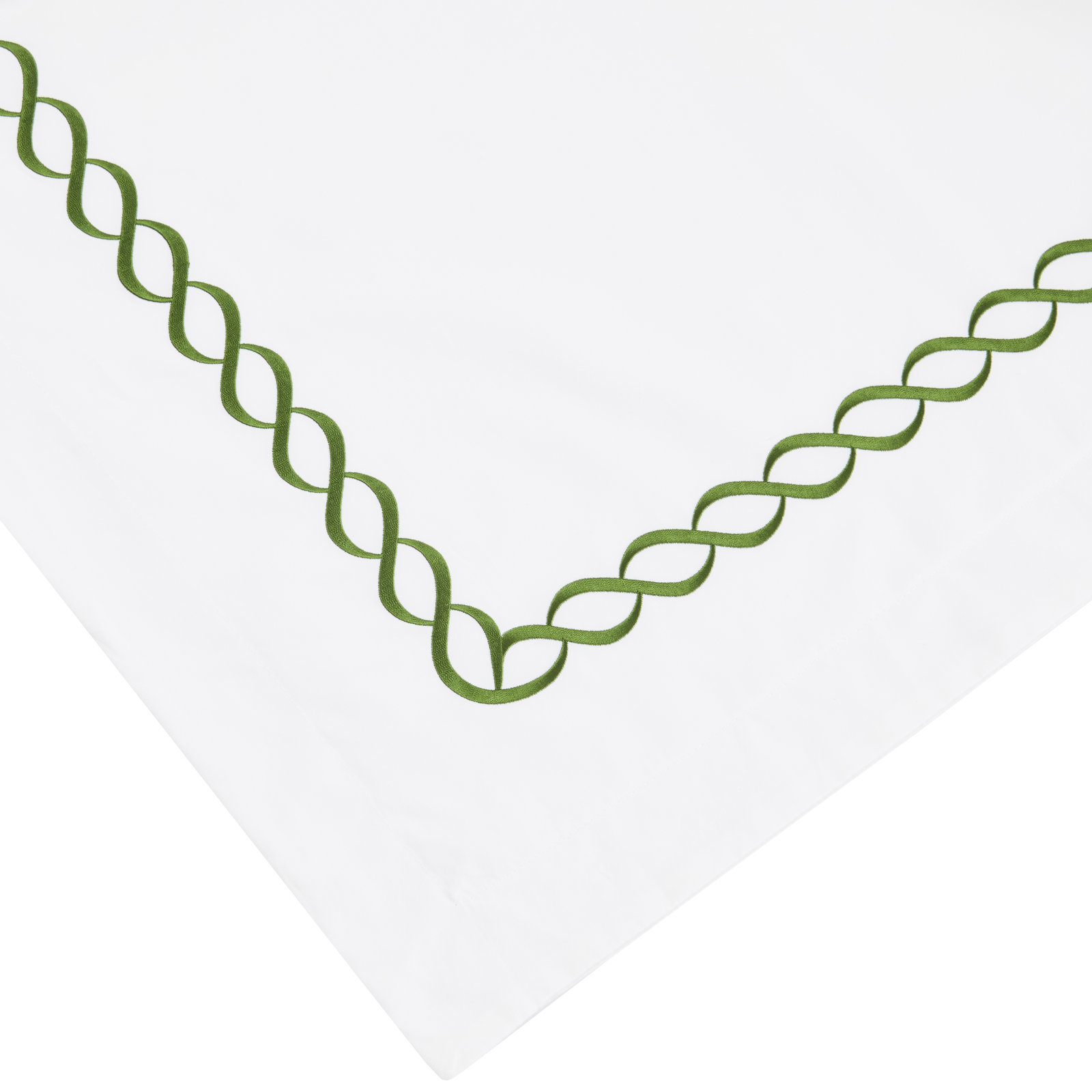 Aubrette Cotton Shams, Green