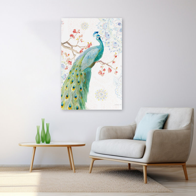 Animaux et oiseaux Jaipur I Art, H 48 po x l 32 po