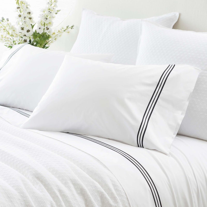 Diamond Matelasse Sham, Euro, White