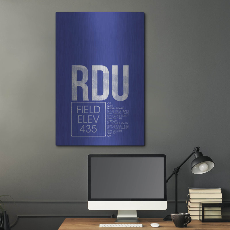 " RDU ATC " by O8 Left, 36" H x 24" W