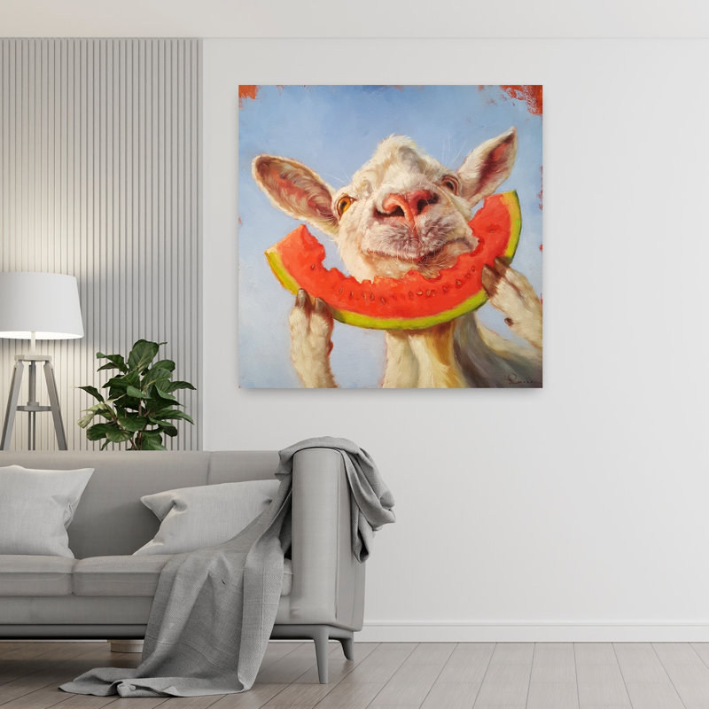 Art contemporain abstrait Summer Summer, H 48 po x l 48 po