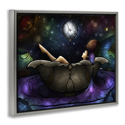 Cadre de bain flottant au clair de lune, design par Mandie Manzano