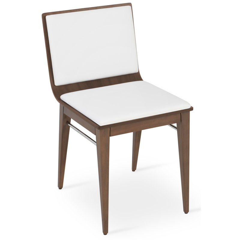 Chaise de salle d'attente Sawyer, Placage en noyer américain, Noyer américain