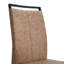Ensemble de salle à manger rectangulaire moderne avec plateau en bois et chaises en porte-à-faux Modern-968191412