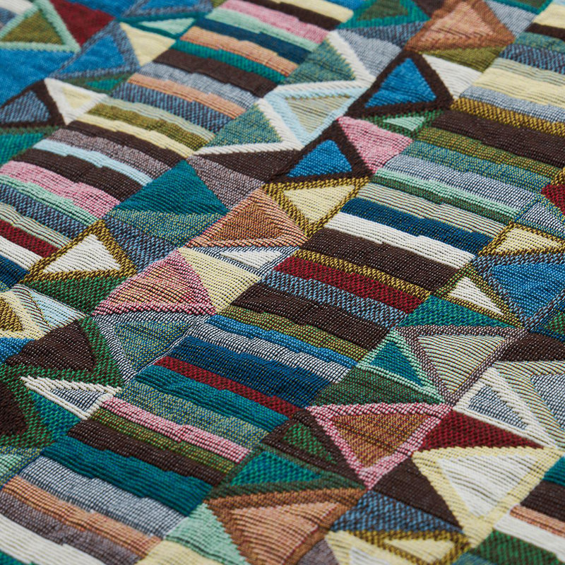 Bizantino Quilted Weave Fabric, Peacock
